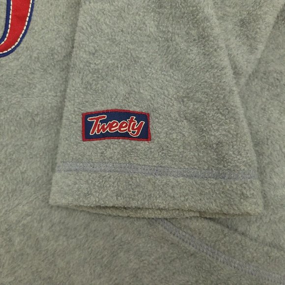 Looney Tunes Feisty Tweety Quarter Zip Hoodie Sweatshirt Womens 1X 16W Applique - Picture 7 of 14